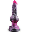 7 Inch Fantasy Dog Knot Dildo – Soft Silicone Monster Dildo with Suction Cup, Beginner-Friendly Pink Animal Butt Plug for G-Spot & Prostate Play