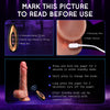 8 inch Thrusting Dildo Vibrator - Realistic Heating Sex Toys for Men