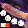Brown 8.5 Inch Thrusting Dildo Vibrator – Realistic Silicone Dildo with 7 Thrusting, 10 Vibration & Heating Modes, Suction Cup & Remote Control for G-Spot & Anal Play
