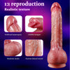 Realistic 9 inch Tongue Licking Dildo with Heat Vibrator Sex