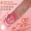 8.5" Thrusting Self Warming Dildo – Realistic Strapless Silicone Anal Dildo