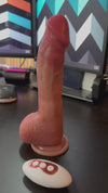 8.5" Thrusting Self Warming Dildo – Realistic Strapless Silicone Anal Dildo