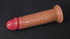 7.8 Inch Realistic Foreskin Dildo – Dual-Layer Silicone Cock with Movable Sliding Skin, Suction Cup Base & Harness Compatible